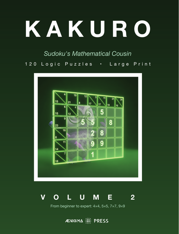 Kakuro Volume 2 cover